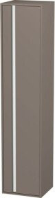Duravit Hochschrank Ketho in Basalt Matt mit Tür rechts, B: 40 cm, T: 36 cm, H: 180 cm - Bild 1