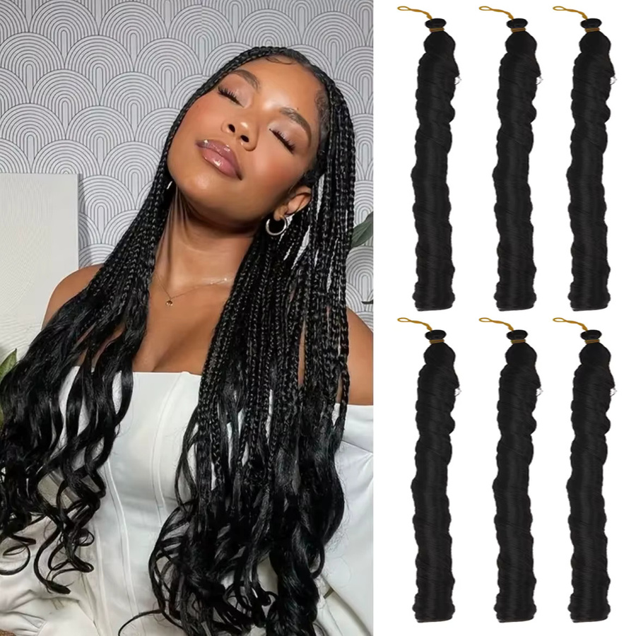 LYMTICS Haarverlängerungen Spirallocken, synthetisch, 6 Stück, Damen - Bild 2