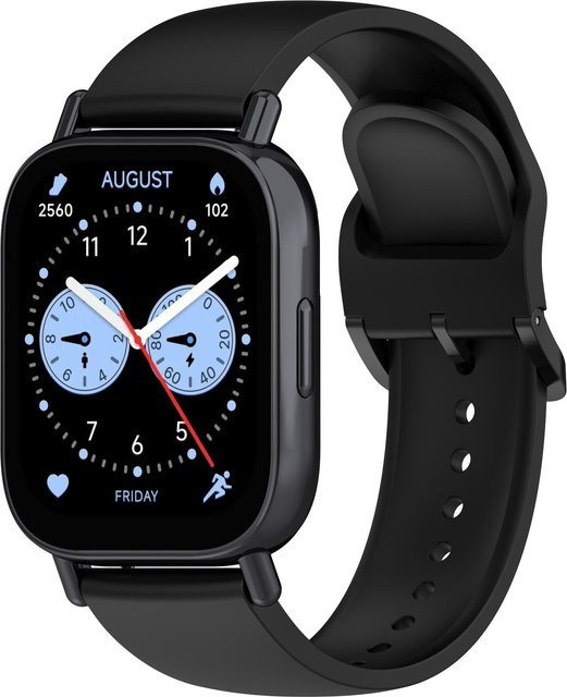 Xiaomi Uhrenarmband Silikon, 22 mm, Schwarz, Unisex - Bild 1