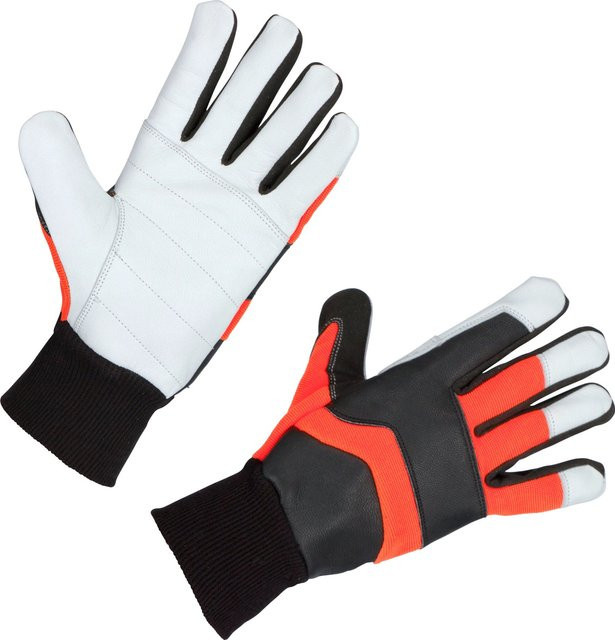 Kerbl Motorsägenhandschuh Forester aus Leder Gr. 10 nach EN ISO 11393-4:2019 - Bild 1