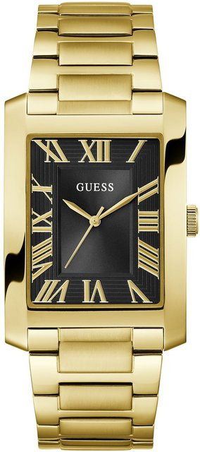 Guess Armbanduhr Clyde, Quarz, Edelstahl, Schwarz, 34 mm, Herren - Bild 1