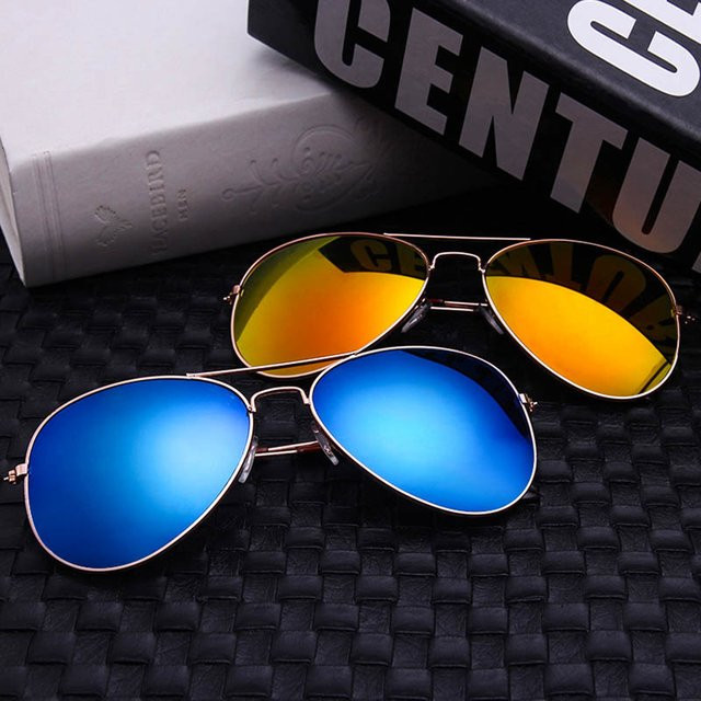 VEITHDIA Sonnenbrille Aviator, Herren, Vollrand, Metall, Multicolour - Bild 1