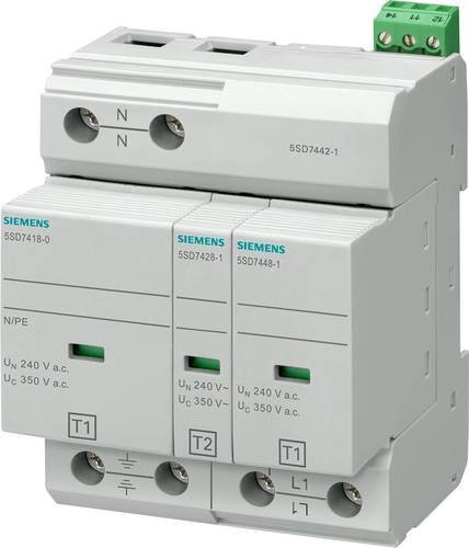 Siemens Überspannungsschutz-Ableiter 5SD7442-1 in Weiß mit 50 kA - Bild 1