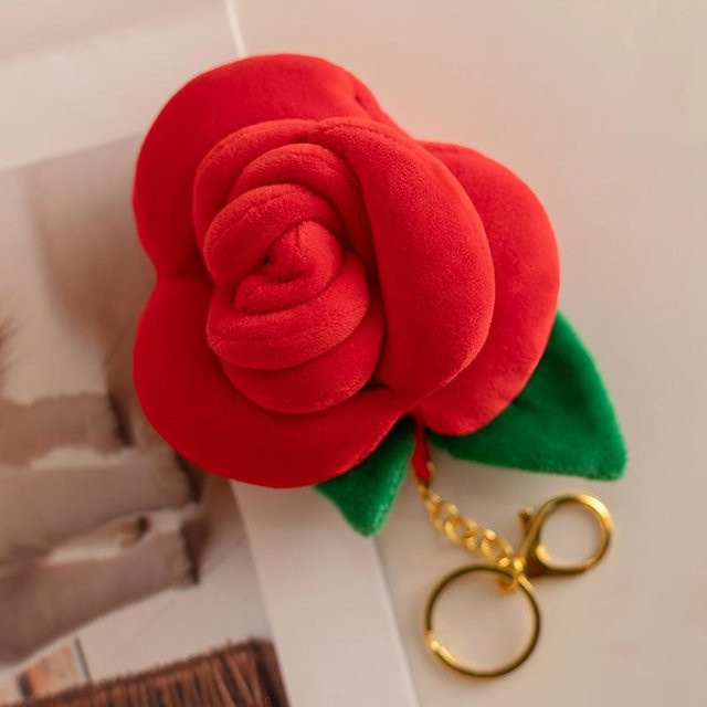 Yiran toy Rosenblüten-Stofftier, Plüsch / Textil, Rot - Bild 1