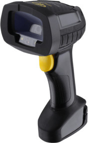 Datalogic PowerScan PM9600 DPX 2D DPM Funkscanner Kit in Schwarz mit USB-Anschluss und Tastenfeld - Bild 1