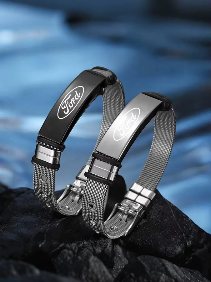 Armband Edelstahl, Silber, Unisex - Bild 3