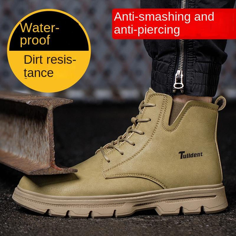 Avant-garde Arbeitsschutzschuhe für Herren in Schwarz, wasserdicht und verbrühschutz mit Stahlkappenzehe, Größe 46 - Bild 3