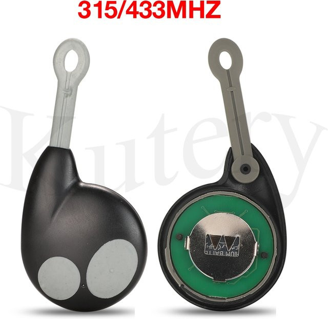 Jingyuqin Ersatz Smart Schlüssel mit 2 Tasten für Toyota Cobra Alarm 315/433 MHz in Schwarz - Bild 1