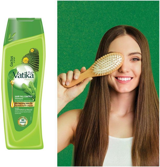 Vatika Shampoo Kaktus & Kresse, 400 ml, für schwaches Haar - Bild 1