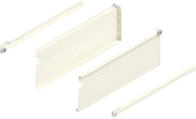 Blum Zarge Metabox H 320 Teilauszug Schraubversion in Cremeweiß mit Nennlänge 400 mm - Bild 1