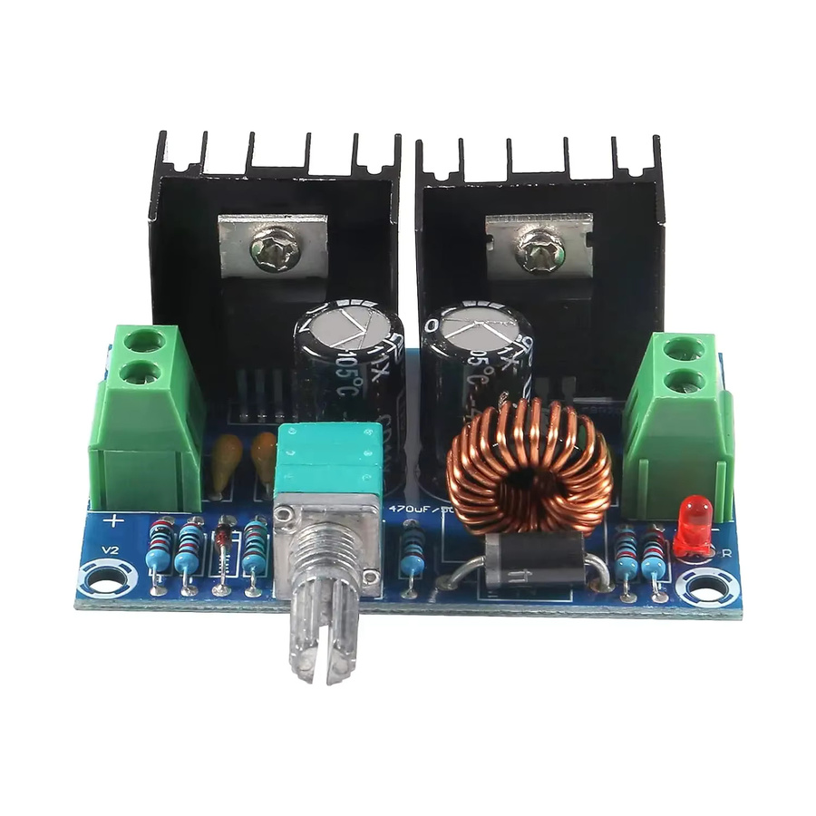AOKIN XL4016E1 Abwärtswandler XH-M401 DC-DC Abwärtsspannungsreglermodul, PWM-Netzteil, einstellbar von 4–40 V auf 1,25–36 V, 8 A, 200 W - Bild 2