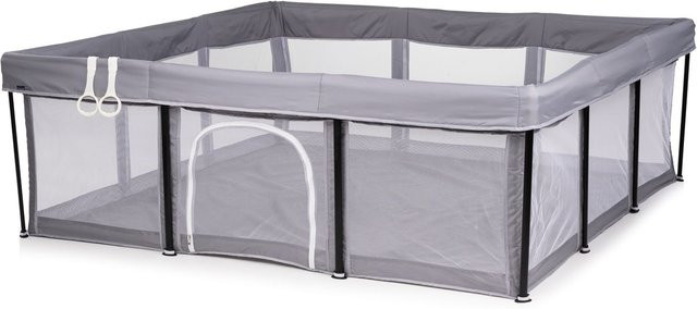 Chipolino Laufstall Easy Set Spielmatte mit Aufbewahrungstasche, Grau, B: 180 cm, B: 180 cm - Bild 1