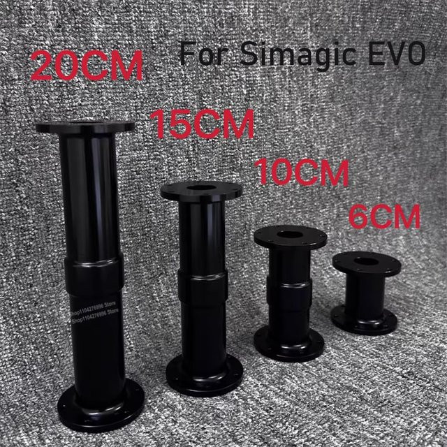 Simagic Simulation Racing Verlängerungsstange aus Aluminiumlegierung in Schwarz für Simagic EVO Basis - Bild 1