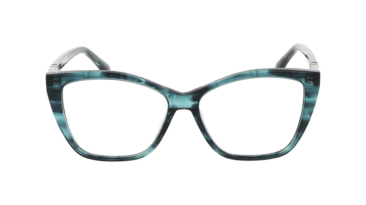 Max Mara MM5036 Korrektionsbrille, Vollrand, Quadratisch, Acetat, Grün, Damen - Bild 1
