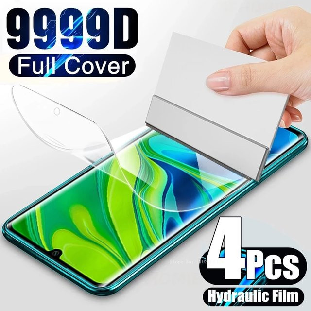 4 Stück flexible Hydraulik-Displayschutzfolien für Huawei P30 P20 P40 Lite P50 und Mate 30 20 40 Pro Lite, transparent - Bild 1