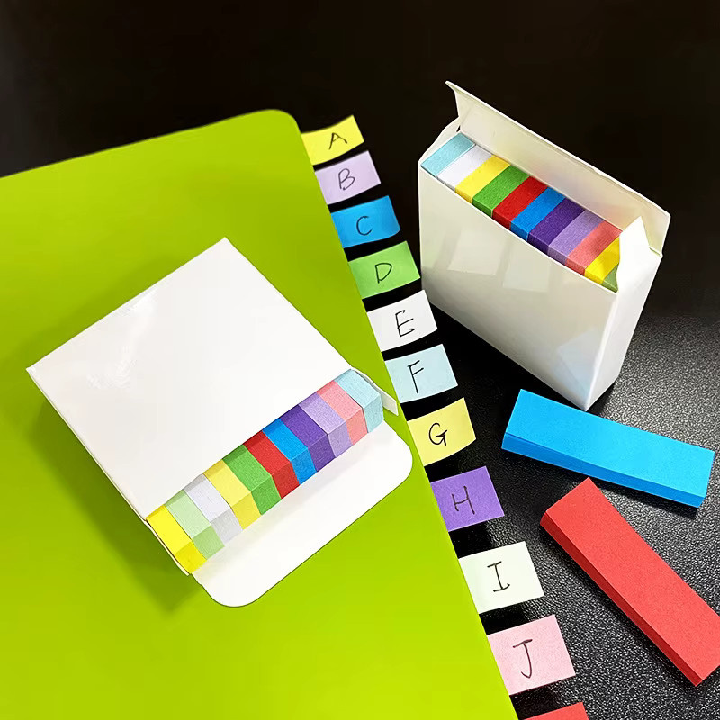 11-Farben Indexetiketten Set aus Papier für Markierungen und Klassifizierungen in Multicolor - Bild 3