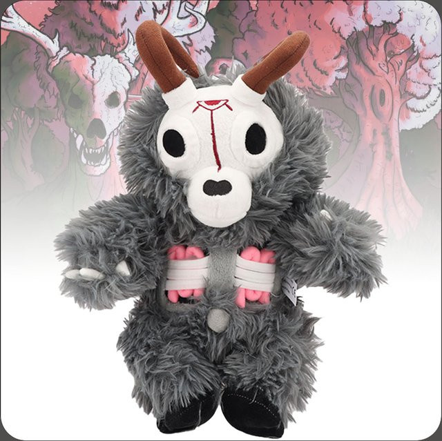 Molutian Wendigo-Plüschtier, 38 cm, Grau - Bild 1