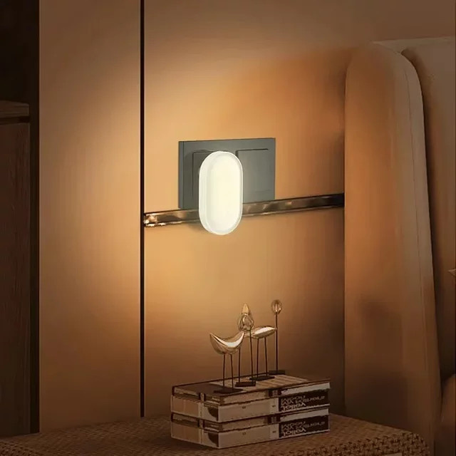 Feimefeiyou LED Nachtlicht mit Induktionssteuerung und Augenschutz für Schlafzimmer und Zuhause - Bild 1