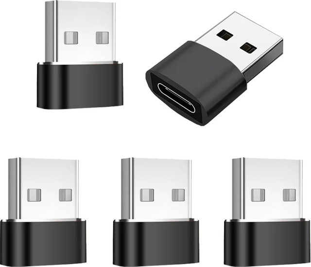 Congdi USB-C-Adapter USB-A auf USB-C Konverter für PC, Laptop und iOS Windows - Bild 1
