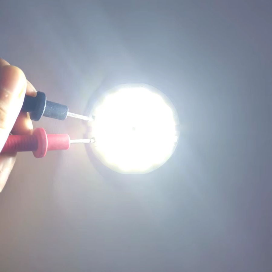 Runde COB-LED-Lampe mit Doppelring-Design, 5W, Durchmesser: 50 mm, 3,7 V - Bild 3