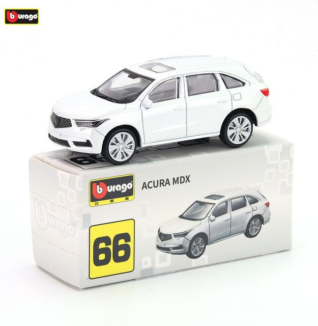 Bburago 1967 Ford Mustang GT, Maßstabsmodellauto, 1:64, Weiß, ab 4 Jahren - Bild 1