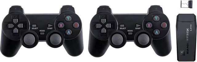 U Bao M8 Retro-Spielekonsole Schwarz mit 64 GB Speicher und 2,4 G HD Arcade Funktionen - Bild 1
