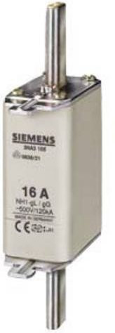 Siemens Sicherungseinsatz 160A 500V in Weiß, 3 Stück - Bild 1