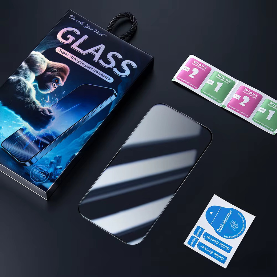 DO AS YOU WISH Panzerglas Display Schutz für iPhone 17 Pro Max 17 Air 16 15 14 13 12 Pro Max Plus Mini transparent - Bild 6