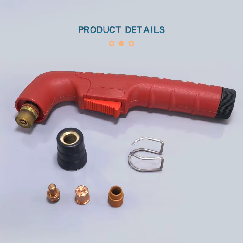 Manueller luftgekühlter Plasmabrenner CB-70 in Kupfer und Rot mit Zubehör für Komprimierte Luft - Bild 2