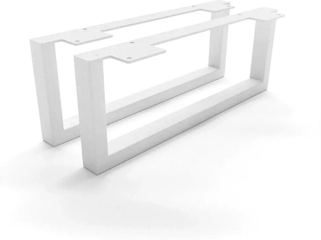 HEVVA Möbelfüße GRAZ 2er Set Weiß, Höhe: 15 cm, Tiefe: 40 cm - Bild 1