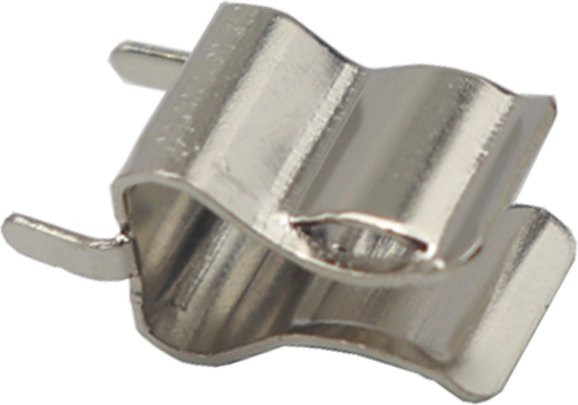 Sicherungshalter-Clips für Glas-Schnellversicherungen in Silber, Set mit 20 bis 50 Stück, Maße: 5 x 20 mm und 6 x 30 mm - Bild 1