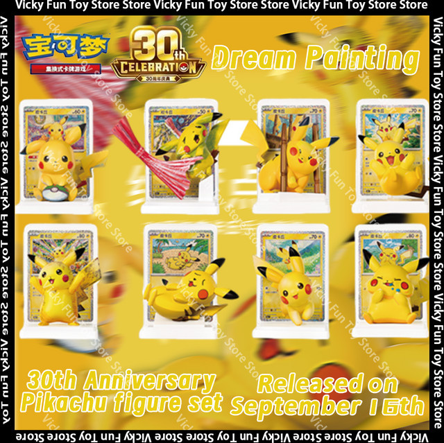 Pokémon Pikachu-Figurenset, Sammel-Booster-Pack Box - Bild 1