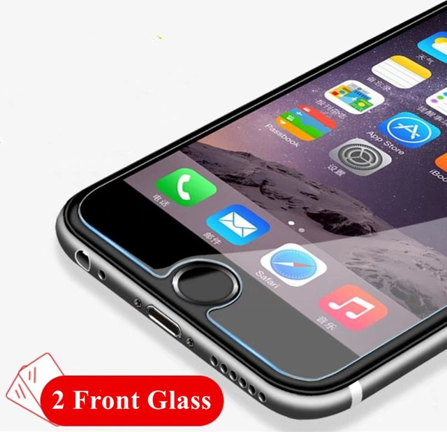 Apple iPhone SE Screen Protector aus gehärtetem Glas, transparent, passend für iPhone SE 2020, SE2 und SE3 - Bild 1