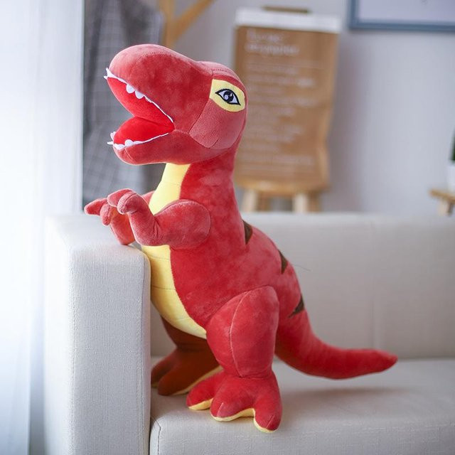 Joyful toys Tyrannosaurus Rex Puppe Dinosaurier, Plüschtier, rot - Bild 1