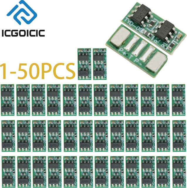 ICGOICIC 18650 Polymer-Lithium-Batteriekabel mit 10 K NTC-Thermistor, 3,7 V / 4,2 V, Farbe: Grün - Bild 1