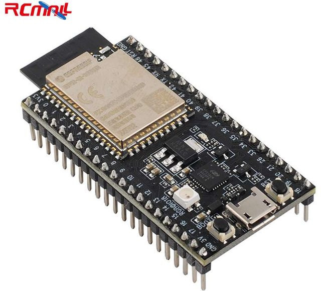 RCmall ESP32-S2-Saola-1R Entwicklungsboard mit WIFI und BLE Modul, 4MB Flash, 2MB PSRAM, Schwarz - Bild 1