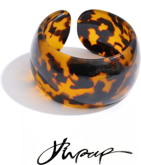 Yhpup Armband, Leopardenmuster, Acryl, Bunt, Unisex - Bild 1