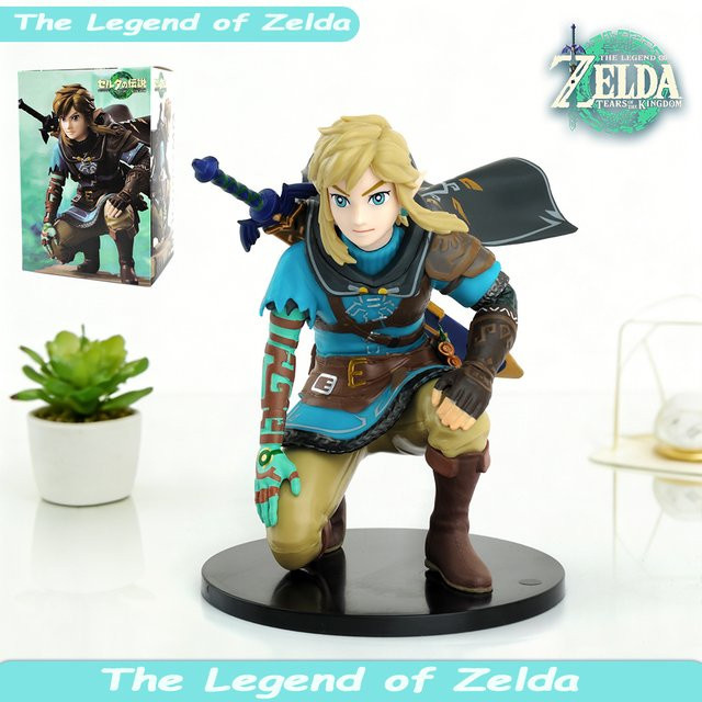 Bandai The Legend of Zelda, Link Prinzessin Zelda Modell, Anime Figur, Kunststoff - Bild 1