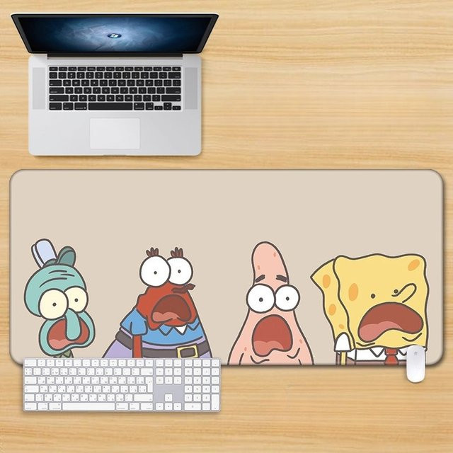 SpongeBob Schwammkopf und Patrick Star Mauspad in Multicolour für Computer und Tastatur - Bild 1