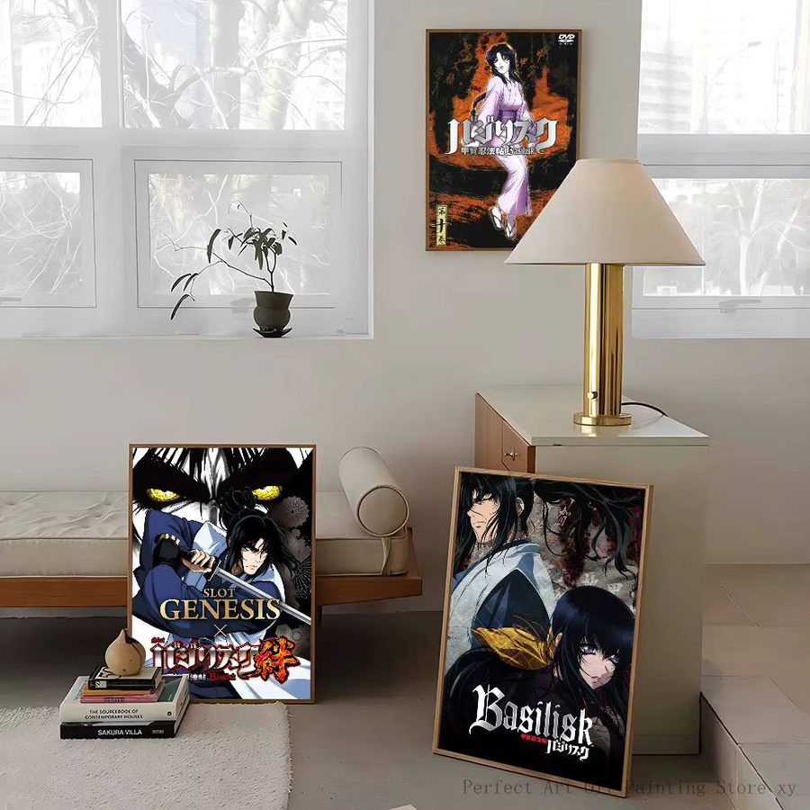 Wasserfestes Anime Basilisk Poster als Aufkleber für deine Wanddekoration in Mehrfarbig - Bild 4