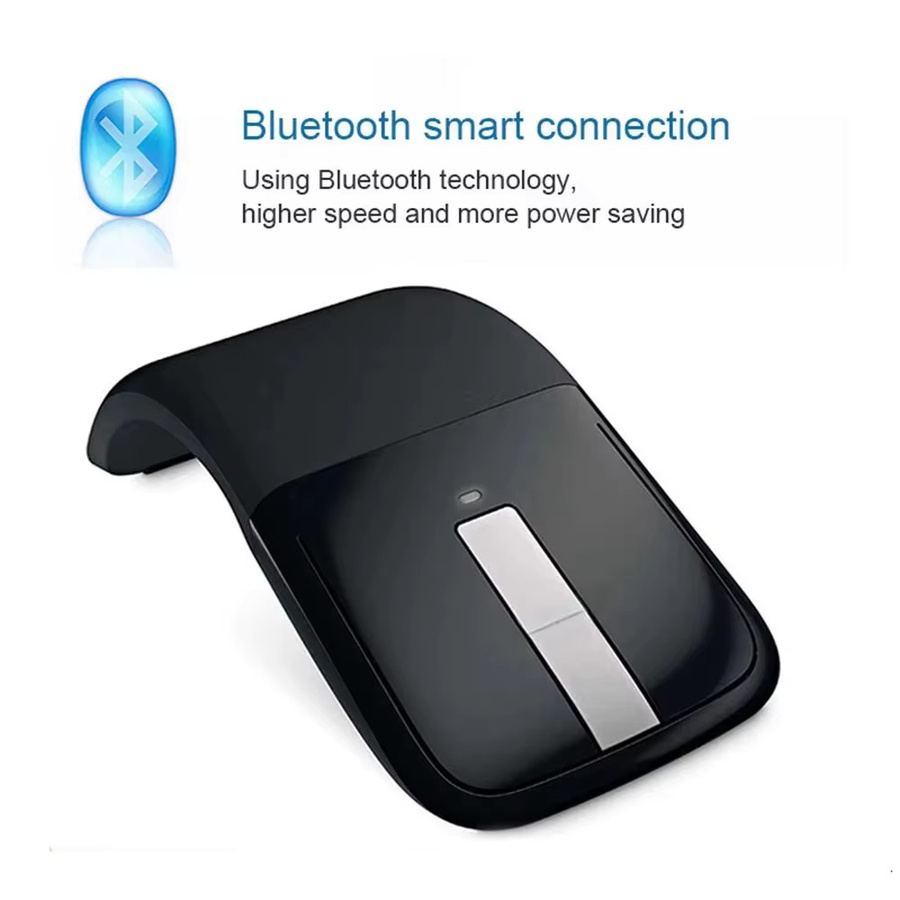Microsoft Arc Mouse Bluetooth kabellose optische Maus, faltbar und ergonomisch, in Schwarz oder Weiß - Bild 2