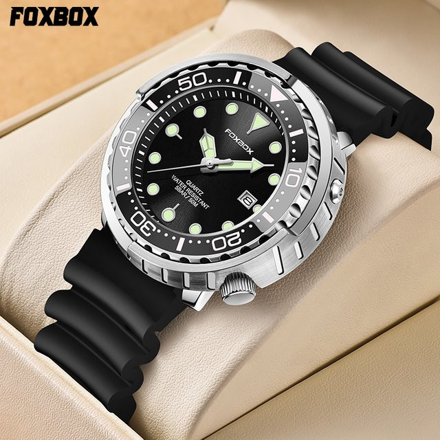 Lige Armbanduhr, Quarz, Herren, 50 atm wasserdicht - Bild 1