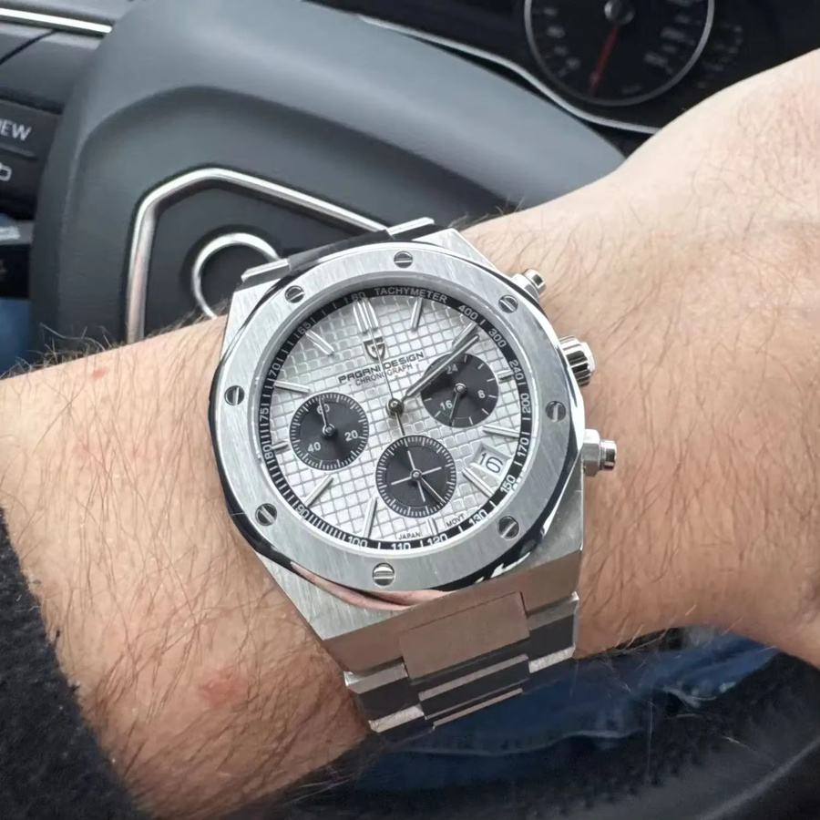 Pagani Design Chronograph, Quarz, Edelstahl, 40 mm, Herren - Bild 4