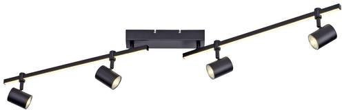 Paul Neuhaus LED-Deckenleuchte Barik 4-flammig Schwarz B: 120 cm, T: 14 cm, H: 18 cm - Bild 1