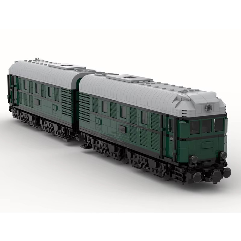 Moc DB-Baureihe V188, Eisenbahn-Zugmodell, Bausteine, Konstruktionsspielzeug - Bild 3