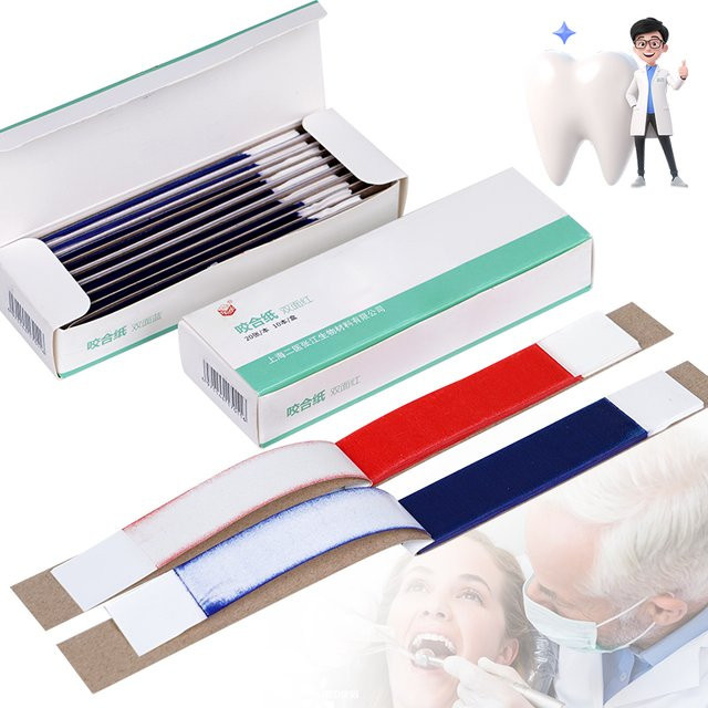 JIECARE Beißpapier, Y-förmig, doppelseitig, Unisex, 1 Box - Bild 1