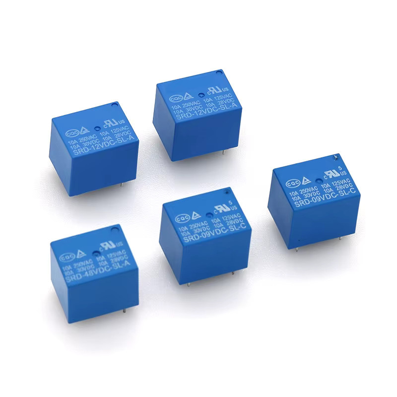 Stlxy Relais SRD-12VDC-SL-C 12V DC mit 4 oder 5 Pins in Blau - Bild 2