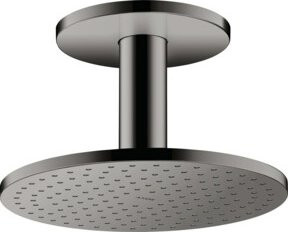 Hansgrohe Axor Kopfbrause 250 2jet mit Deckenanschluss in Polished Black Chrome - Bild 1