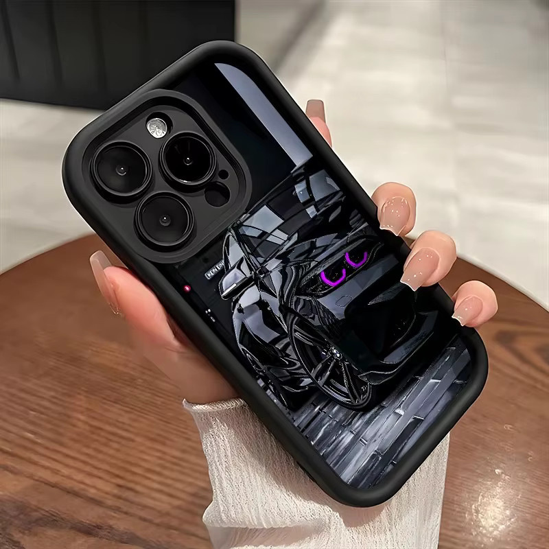 Schwarze Sportwagen Handyhülle für Samsung Galaxy A-Serie 4G und 5G Rückseiten-Cover - Bild 4