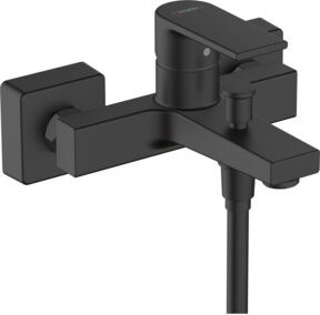 Hansgrohe Vernis Shape Einhebel-Wannenmischer in Mattschwarz mit schwenkbarem Auslauf B/H/T: 21,9 x 11,0 x 18,2 cm - Bild 3